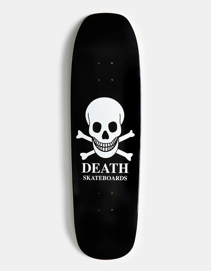 Death Skateboards BLACK OG SKULL 9” (long nose pool shape)