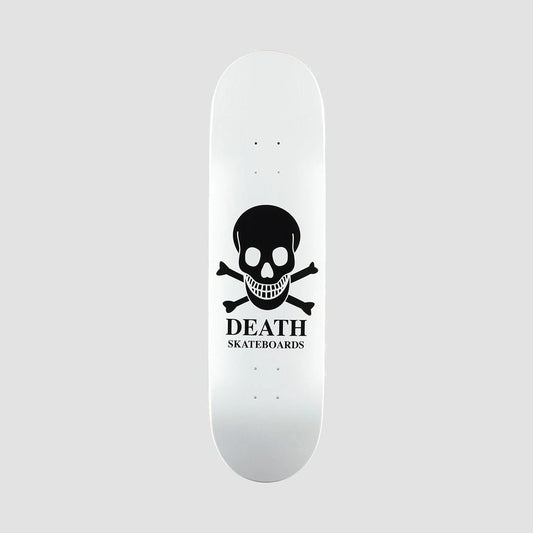 Death Skateboards WHITE OG SKULL Deck (Sizes in listing)