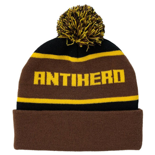 Antihero Ice Cold Black / Brown / Gold Beanie