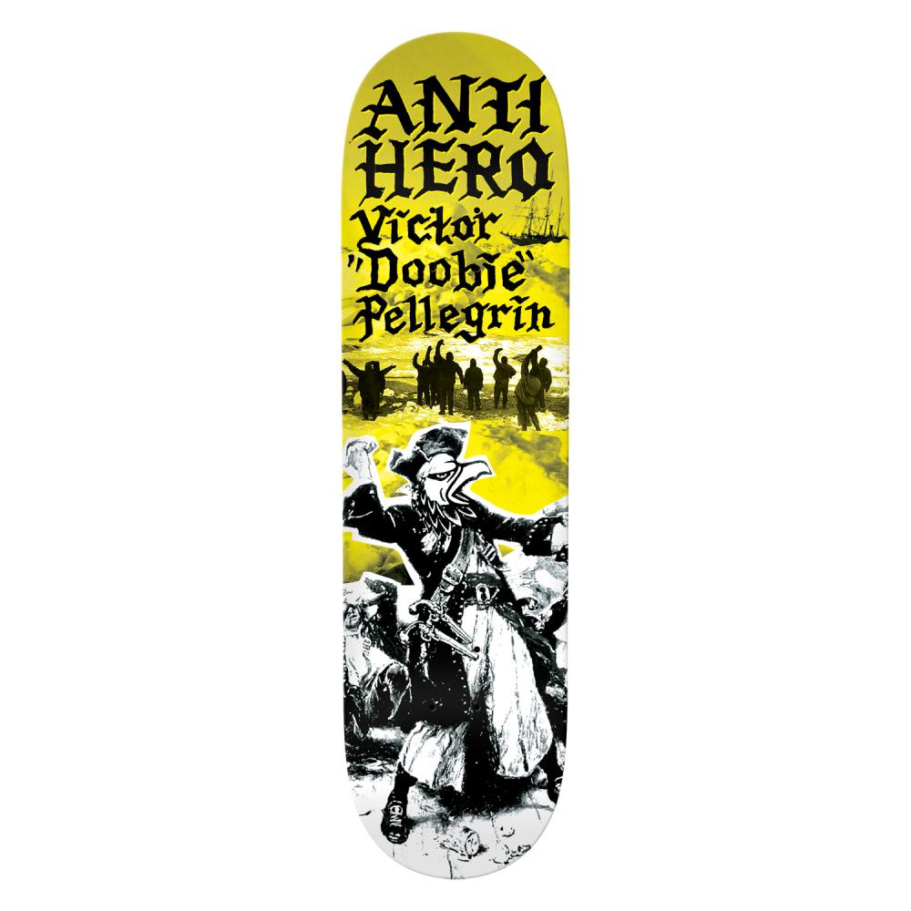 Anti Hero Doobie Wild Unknown Round Yellow 8.75" Deck