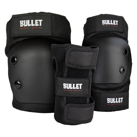 Bullet Triple Padset Revert Combo Junior Black XS JNR