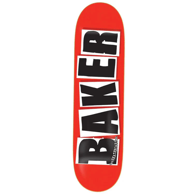Baker Brand Logo Red/Black 8.3875" Deck