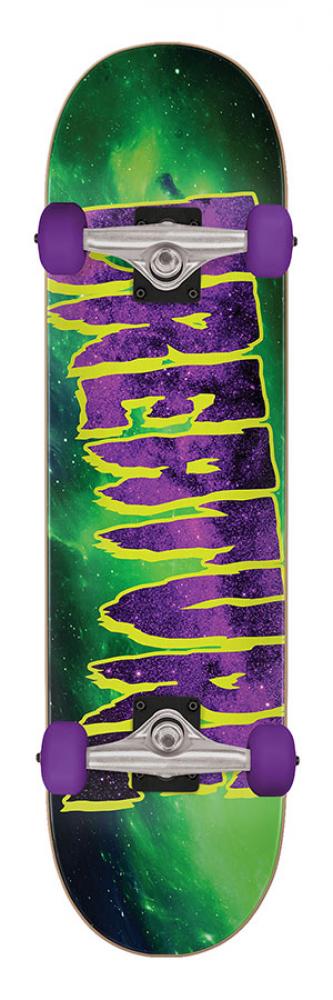 Creature Galaxy Logo Mid Green / Purple 7.8" Complete