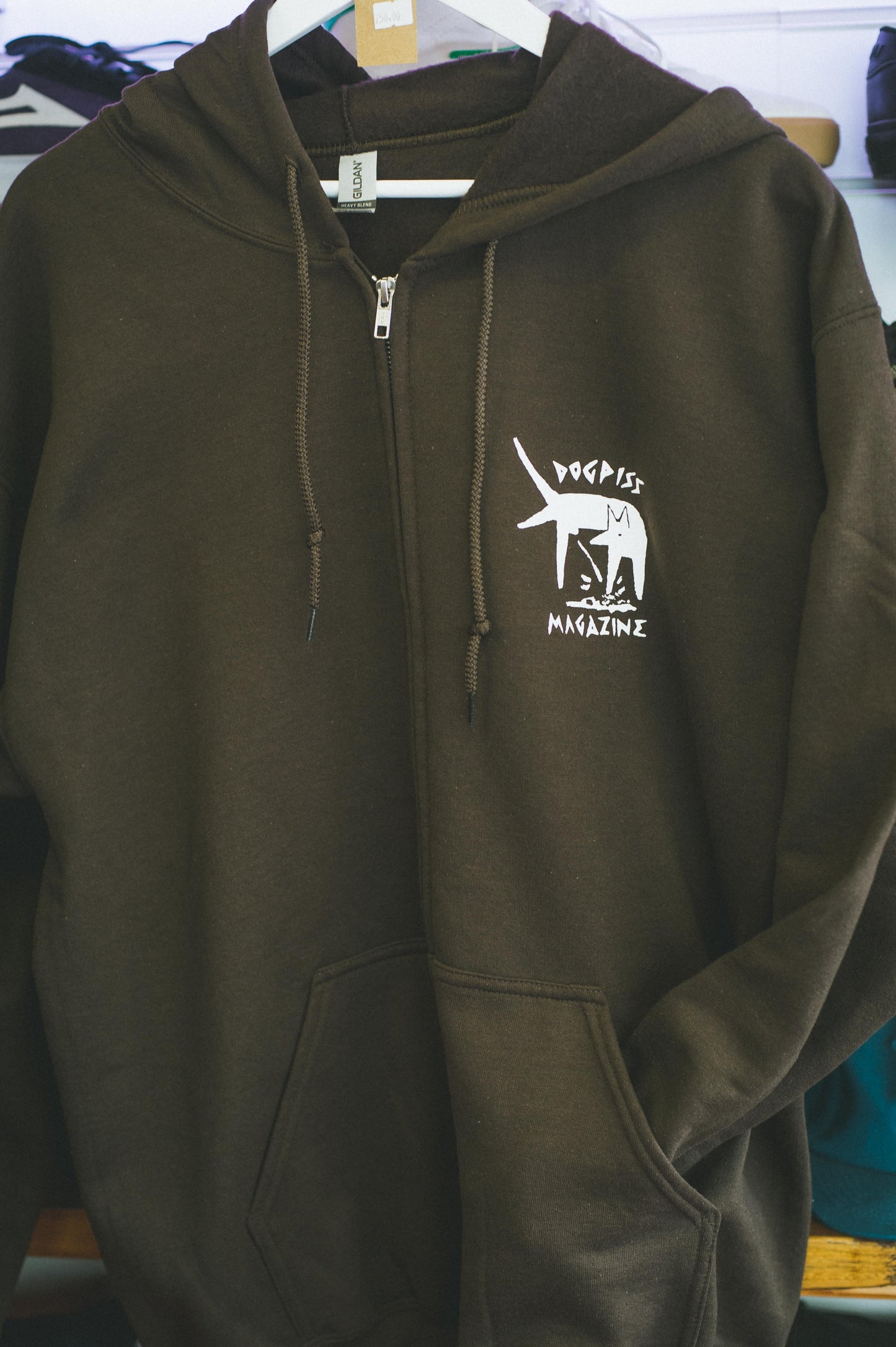 Dogpiss Magazine Delta Mojo Zip Hood Chocolate