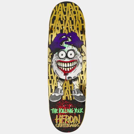 Heroin Skateboards Killing Yoke 9.25" Egg Deck
