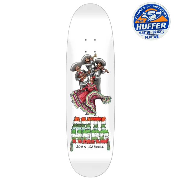 Anti Hero Cardiel Liberdad 9.18" White Deck