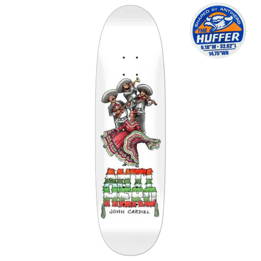 Anti Hero Cardiel Liberdad 9.18" White Deck