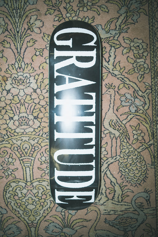 Gratitude Skateshop Crystalized O Shape Pop Deck (Size in Listing)