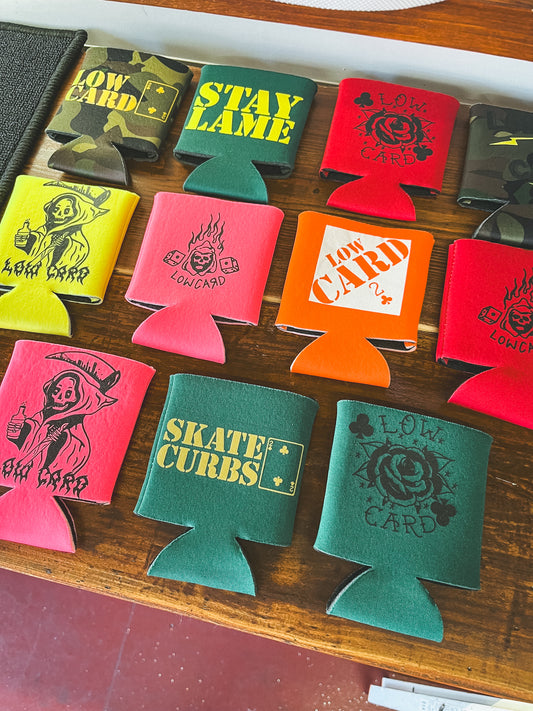 Low Card Mag Beer Coozie (Colour chosen at random)