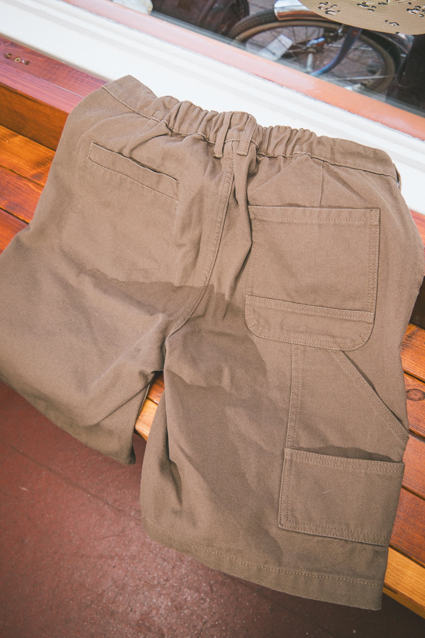 Dogpiss Magazine Delta Mojo Carpenter Canvas Shorts Brown/Gold