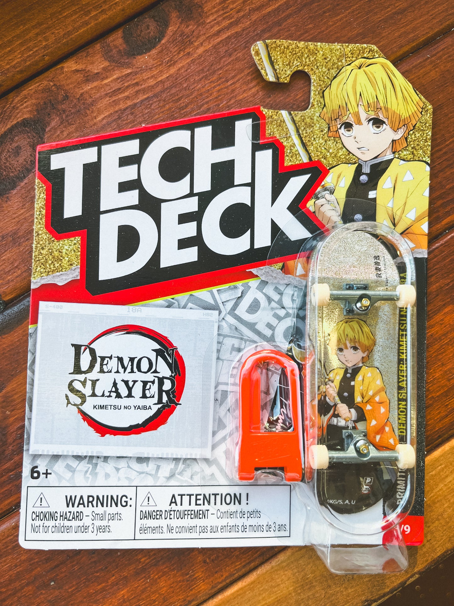 Tech Deck 96mm Fingerboard (M52) Primitive / Demon Slayer: Kimetsu No Yaiba 1/9