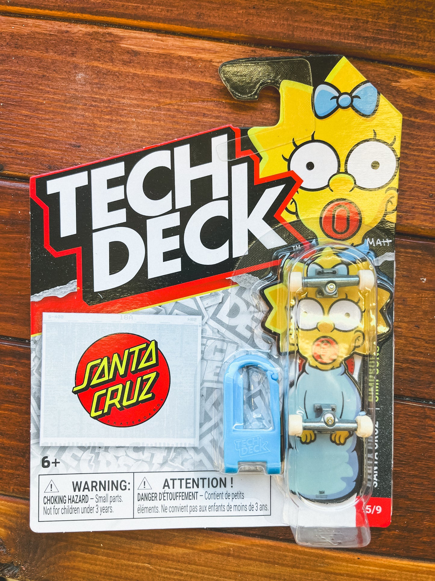 Tech Deck 96mm Fingerboard (M52) Santa Cruz / Simpsons 5/9