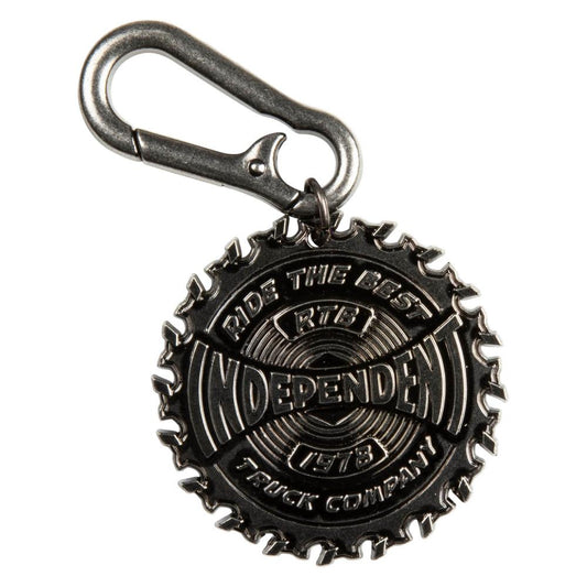 Independent Accessories Buzzsaw Keychain Silver