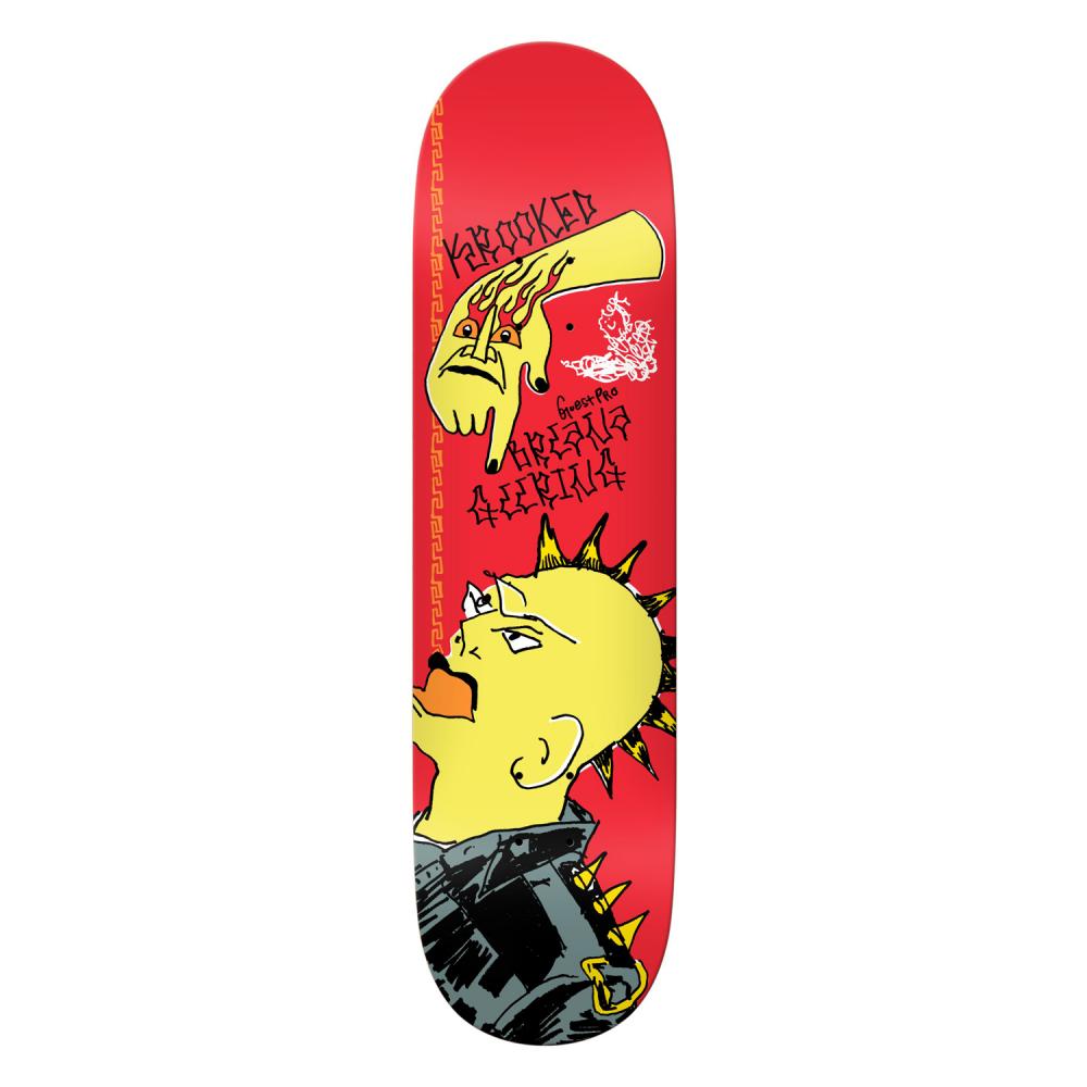 Krooked Geering Punx Mni Series Red 8.5" Deck