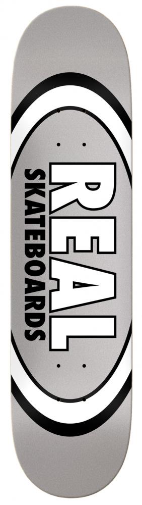 Real Team Classic Oval True Mid Grey 7.75" Deck