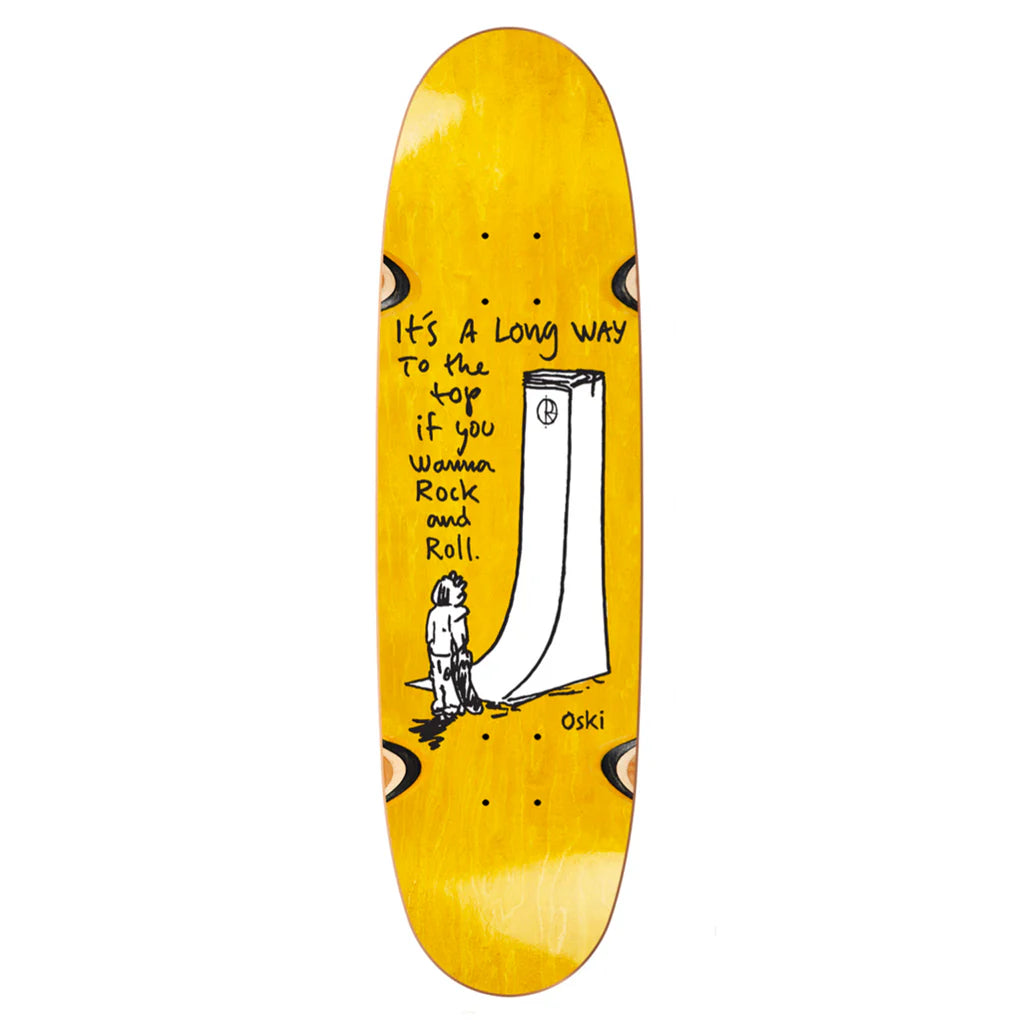 Polar Skate Co. Oskar Rozenberg - Rock & Roll WHEEL WELL Football 8.75" Deck