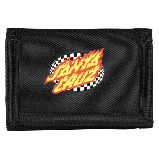 Santa Cruz Wallet	Oval Check Flame	Black