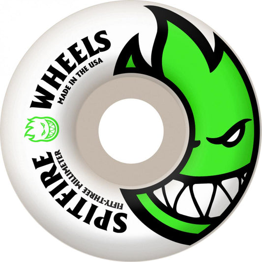 Spitfire Wheels Bighead White 53mm