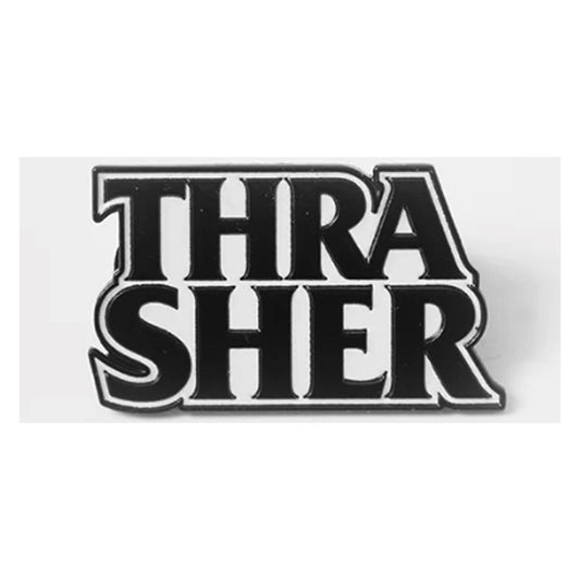 Thrasher X Antihero Accessorie Lapel Pin Black / White