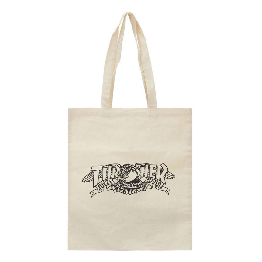 Thrasher X Antihero Tote Bag Natural
