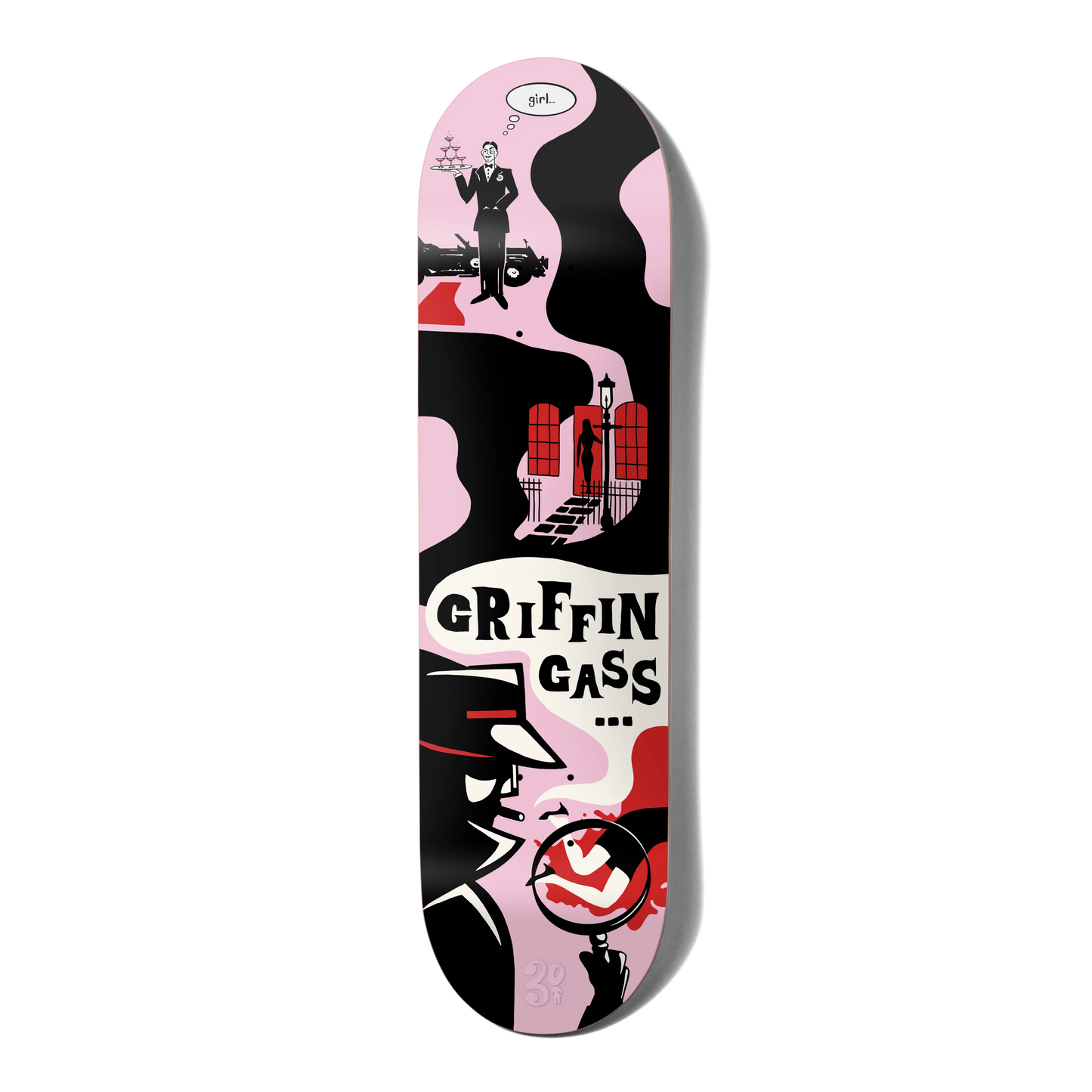 Girl Deck Mystery Noir Griffin Gass 8.5" G053