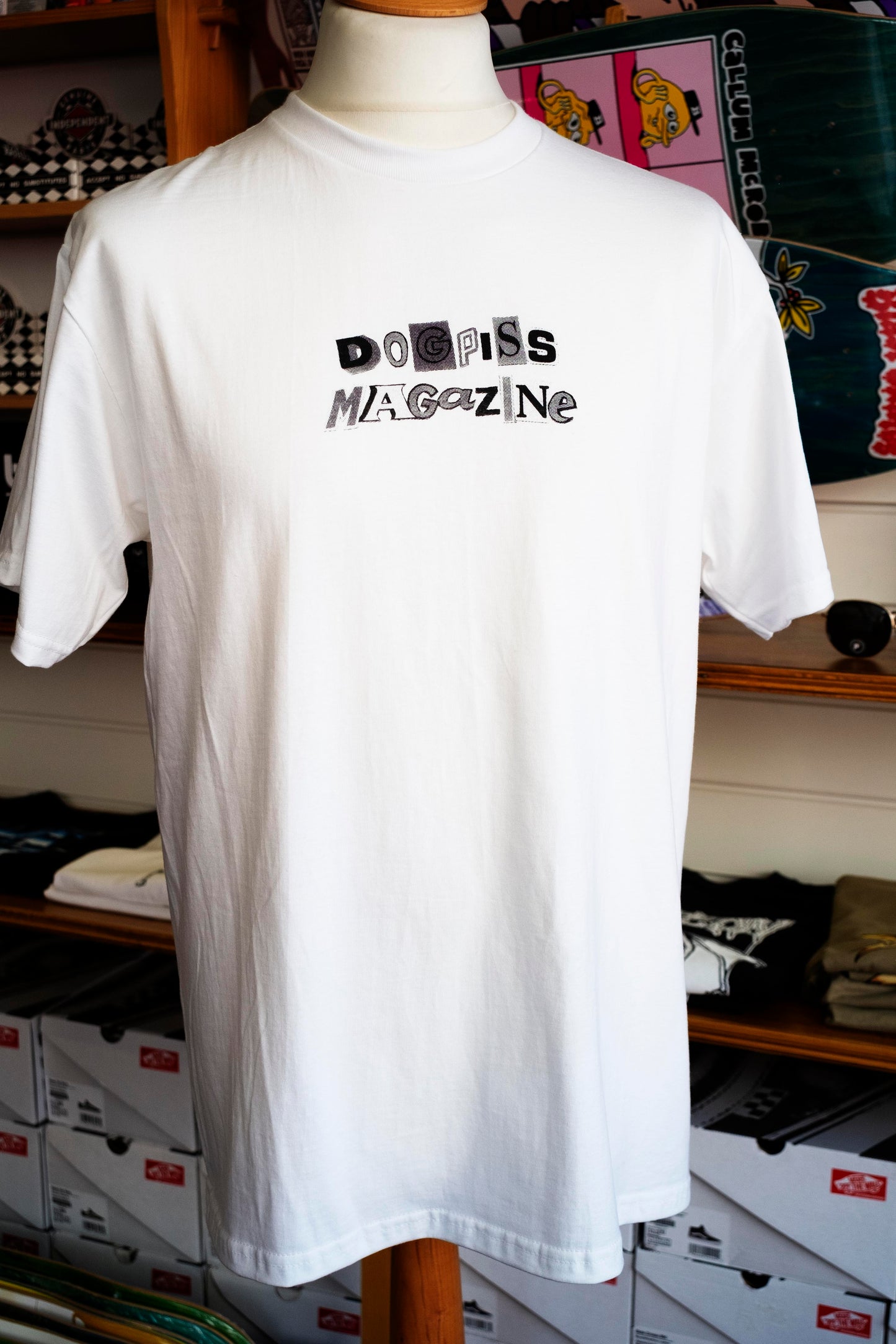 Dogpiss Magazine Hope and Despair T-Shirt White