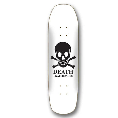 Death Skateboards WHITE OG SKULL 9” (long nose pool shape) (Copy)