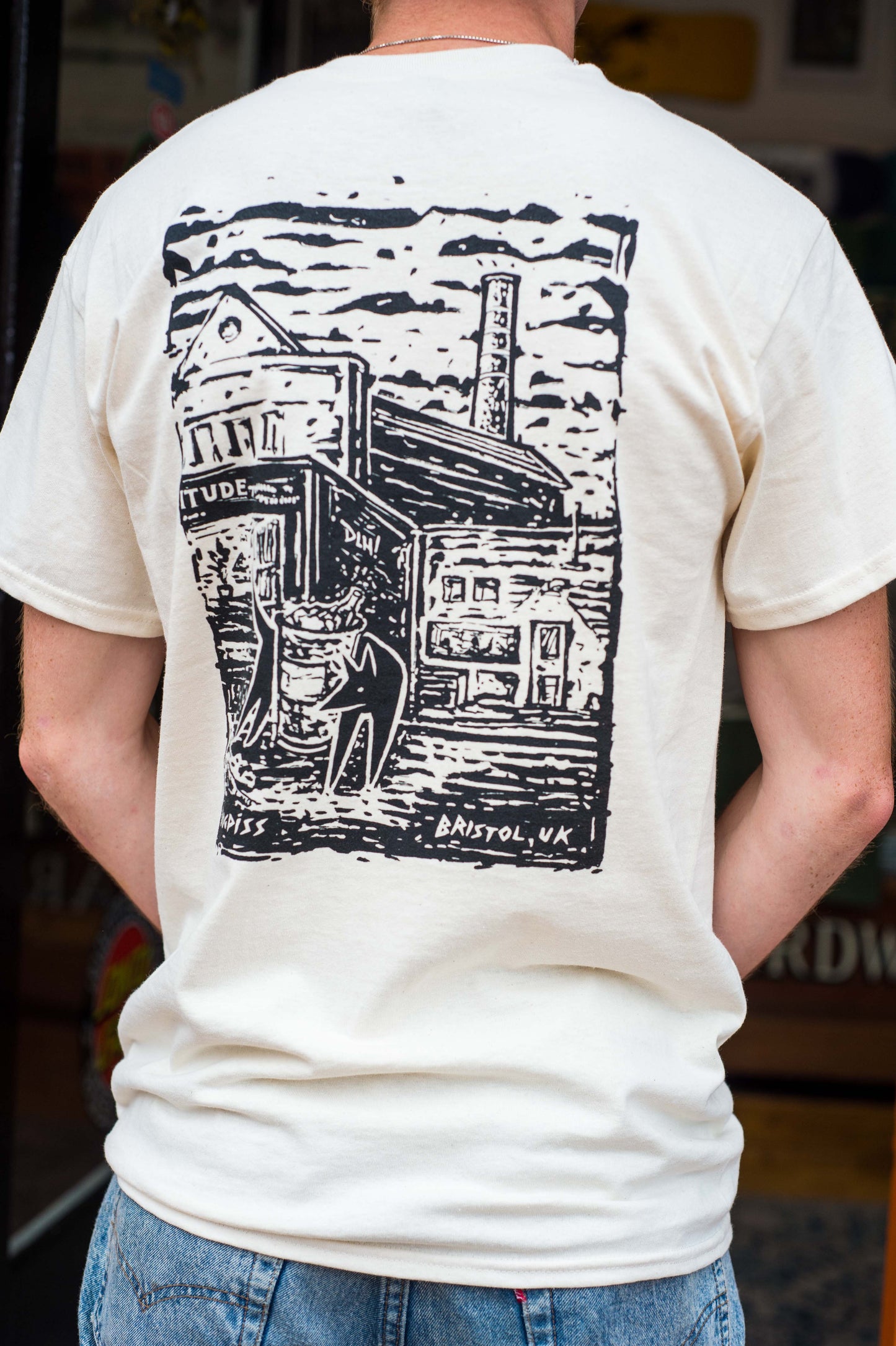 Dogpiss Magazine / Delta Mojo Natural / Black T-shirt