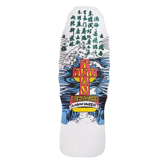 Dogtown Aaron 'Fingers ' Murray 80's Reissue Deck Dipped White 10.219" Deck