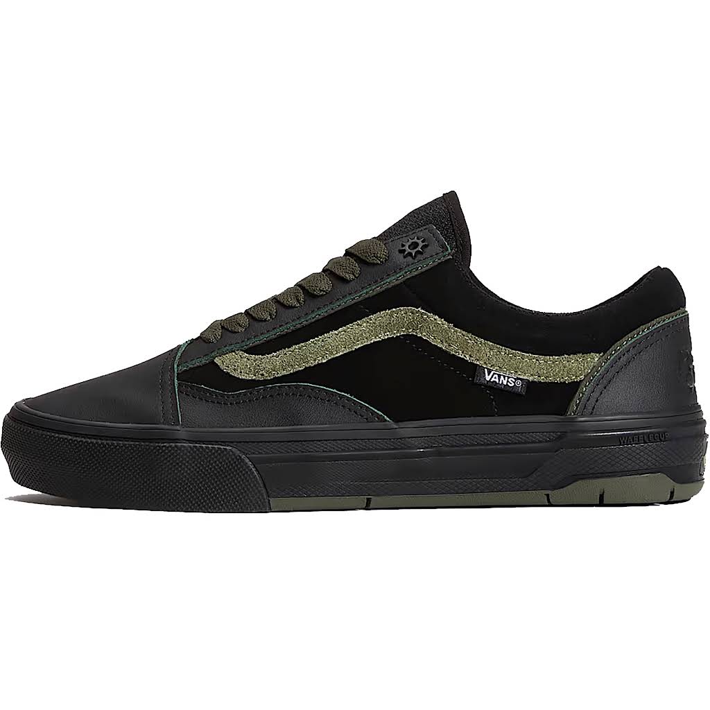 Vans Old School Wafflecup 'Willow' Black / Green Shoes