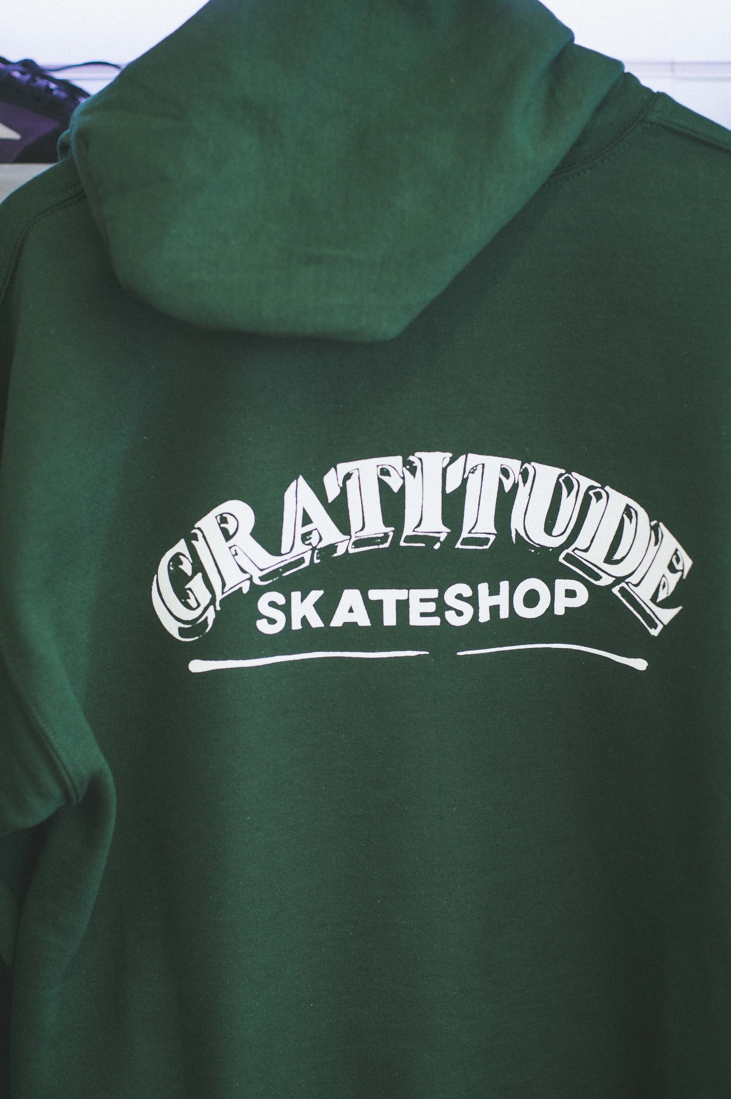 Gratitude Skateshop Mr Finbar Zip Hood Forest