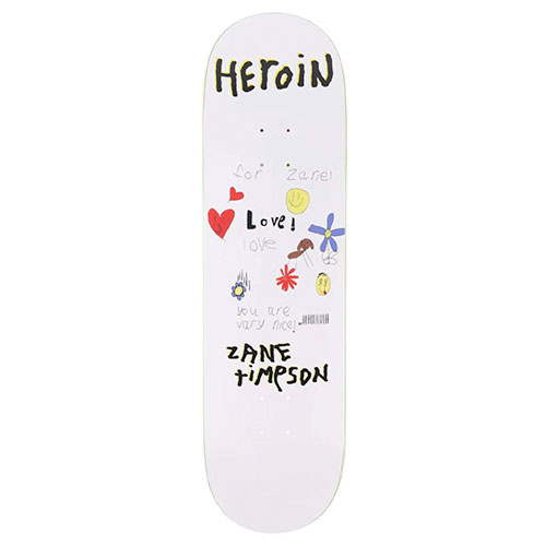 Heroin Skateboards Zane Timpson Ver Nice 9' Deck