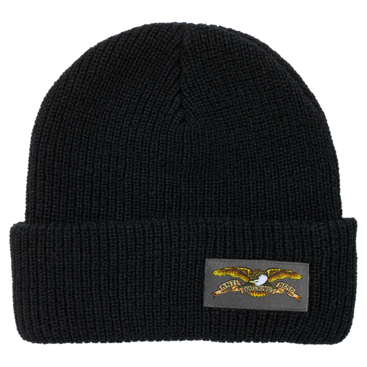 AntiHero Full Eagle Label Beanie (Black/Grey)