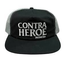 AntiHero Contra Heroe Cap (Black/Charcoal)
