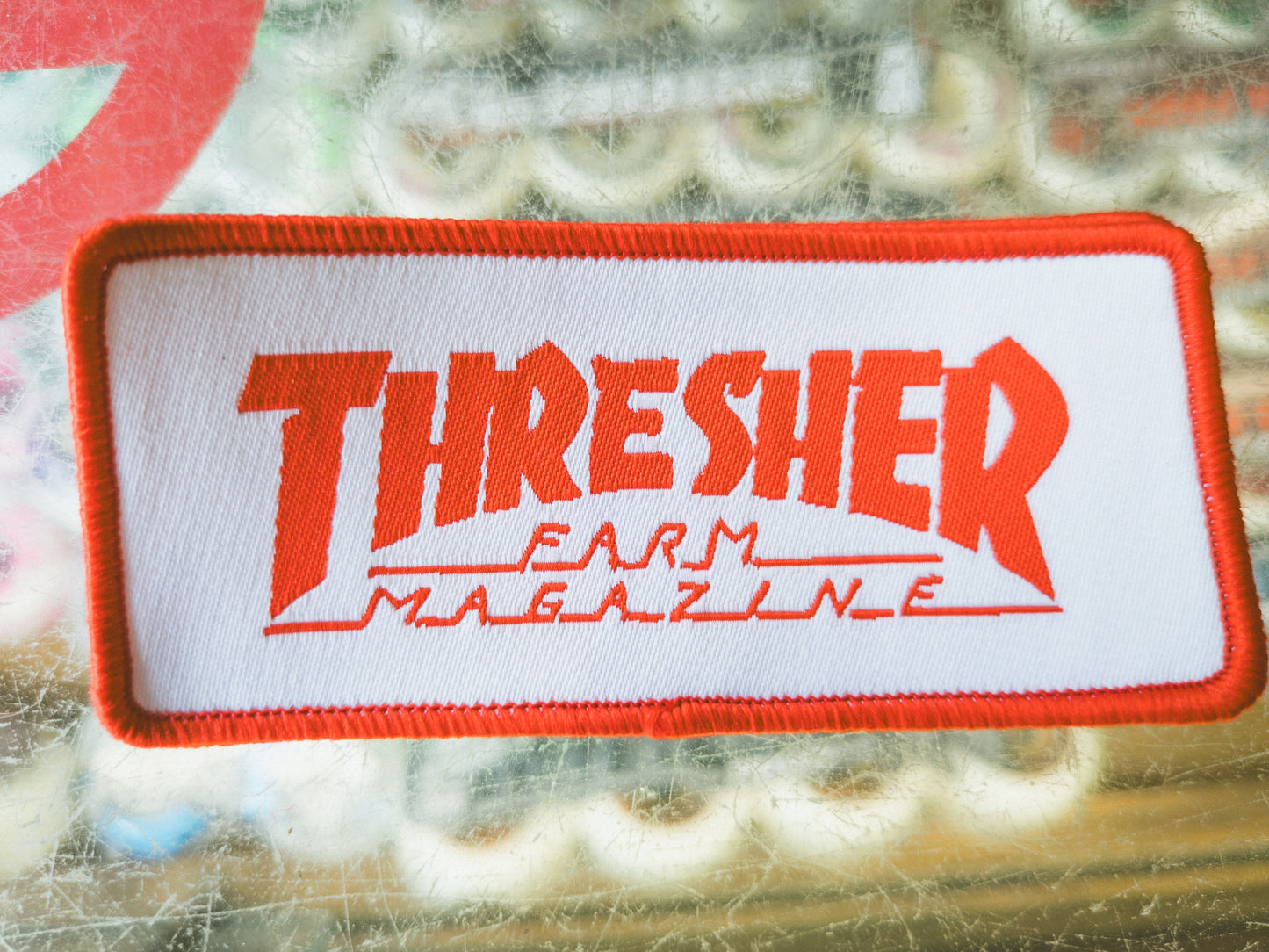 RoadKill THRESHER FARM RED Patch