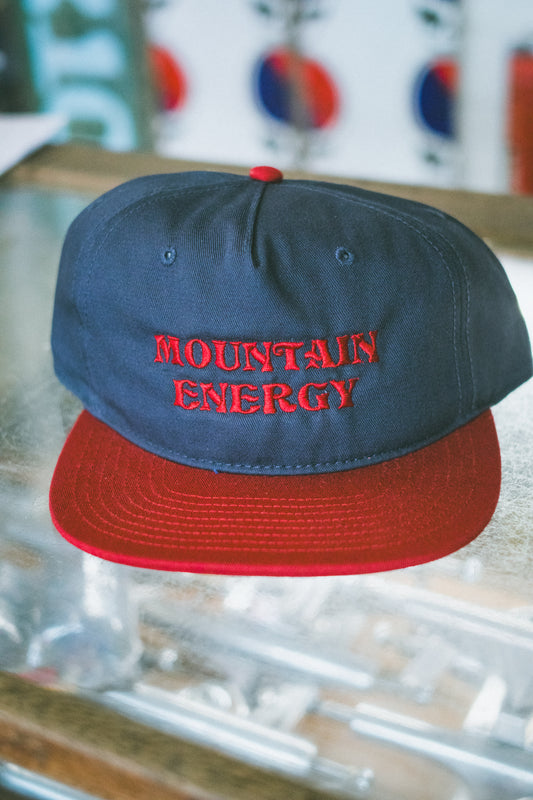 Forecast Mountain Energy Navy / Red Snapback Cap