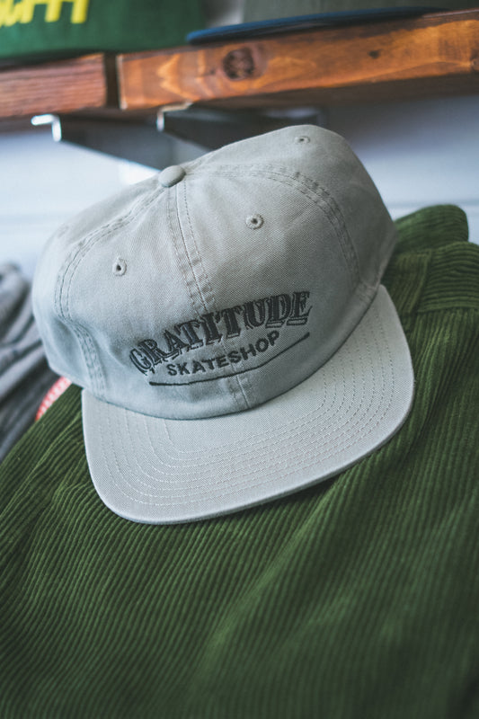 Gratitude Skateshop Mr Finbar Snapback Cap Eucalyptus/ Black