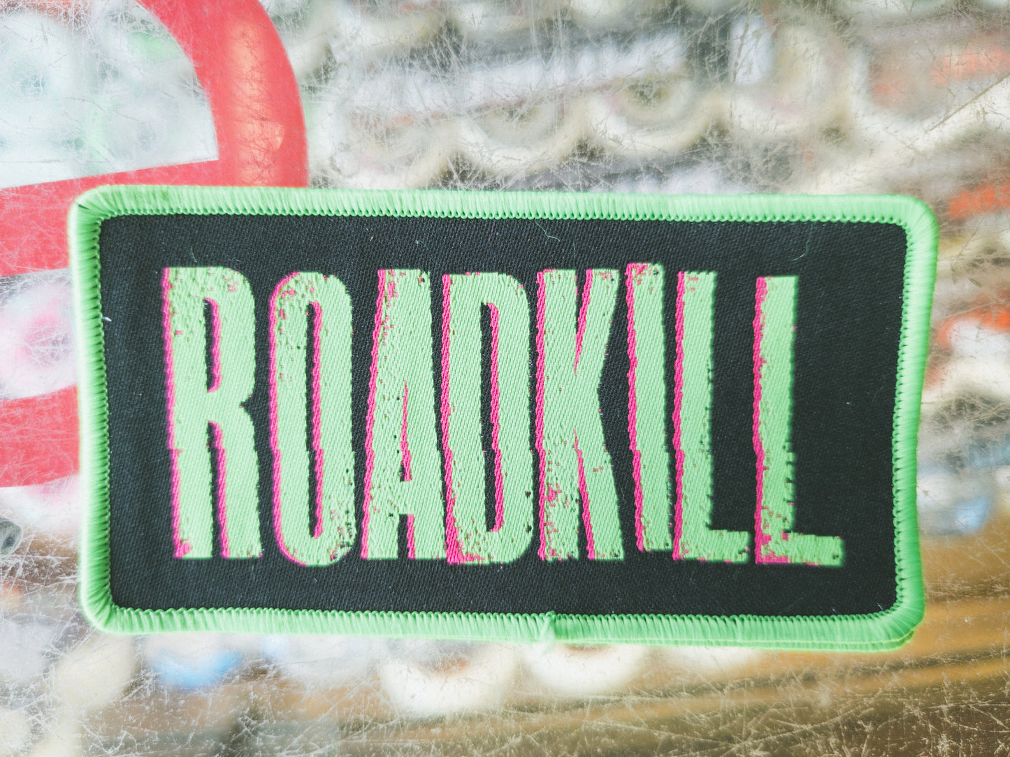 RoadKill Green Logo Patch