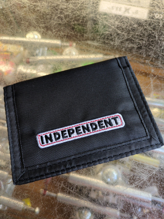 Independent Bar Logo Wallet Black