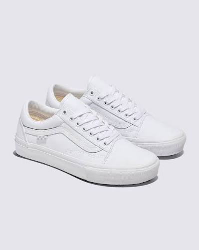 Vans Skate Old School White/White Canvas
