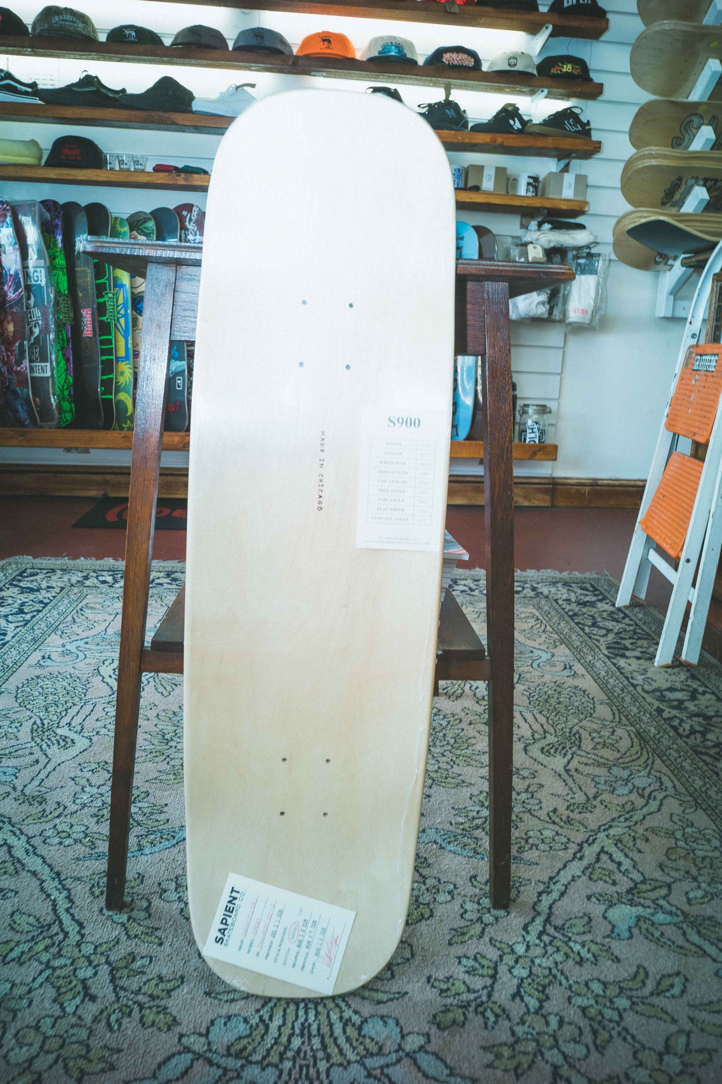 Sapient Skateboards 9" SYMETRICAL DOUBLE SHOVEL (Model S900)