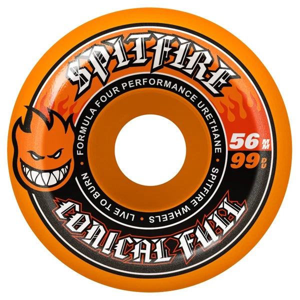 Spitfire Formula Four 99Du Team Color (Orange) Conical Full 56mm