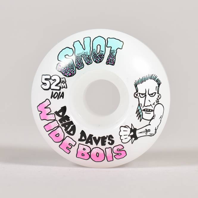 Snot Wheels Dead Daves Wide Bois White 52mm 101a Wheels