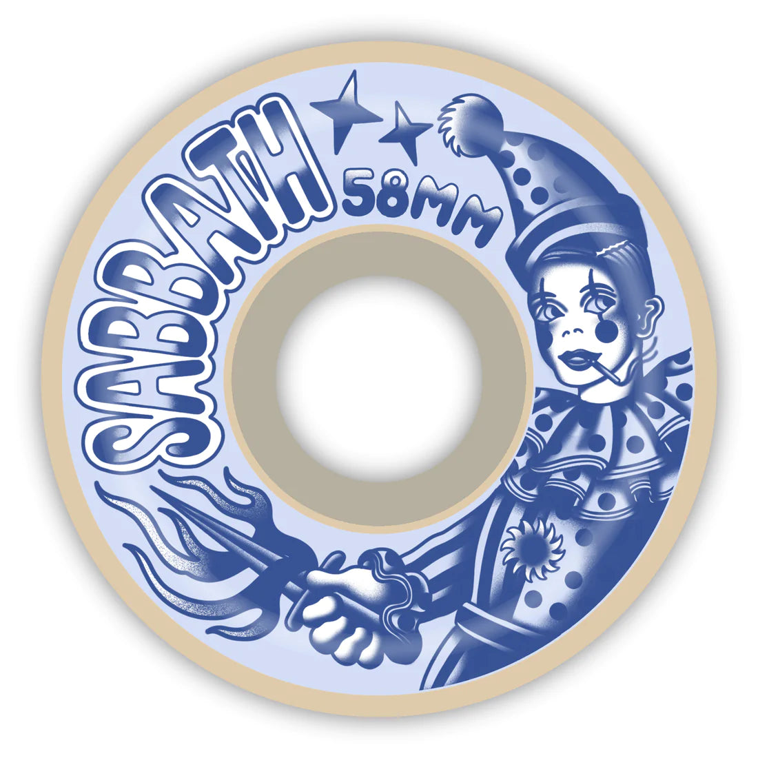 Sabbath Wheels Stabby The Clown 99a Duro Conical ATU Formula 58mm Wheel