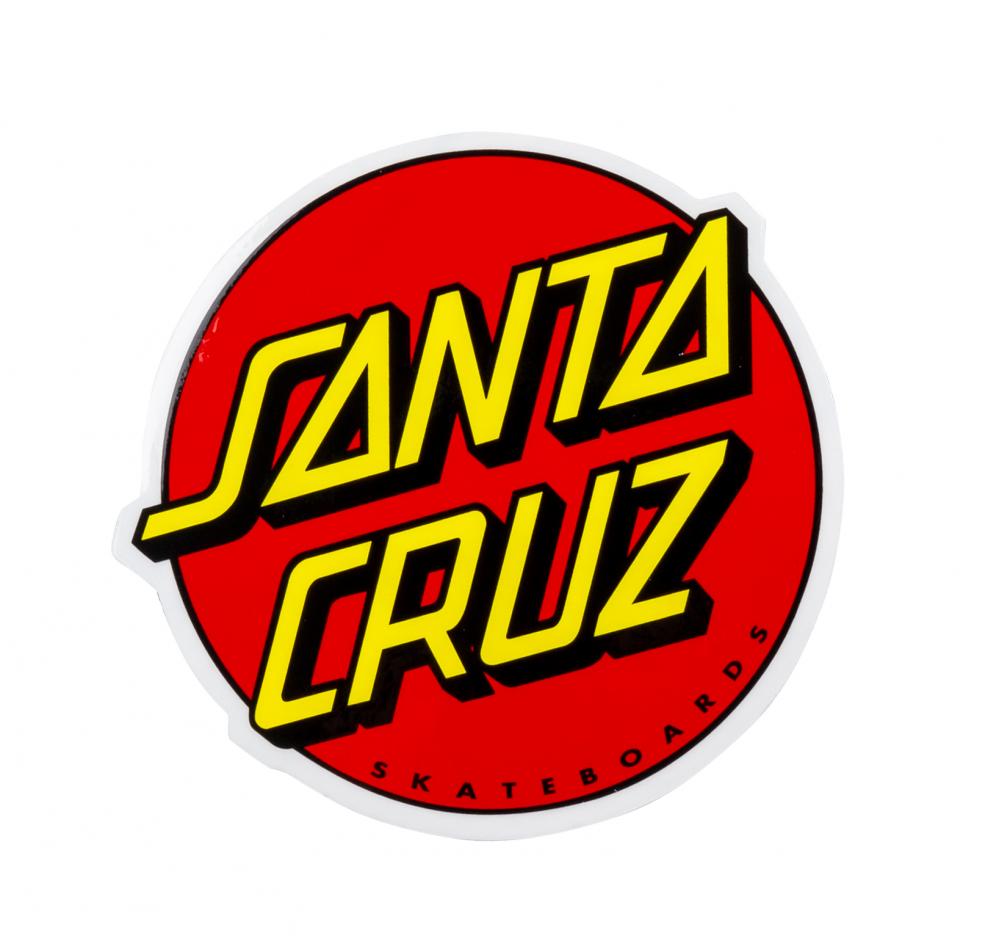 Santa Cruz Classic Dot 3" Sticker Single Sticker
