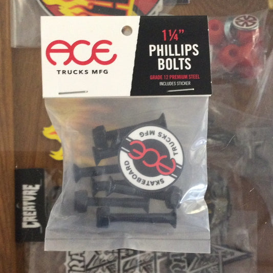 Ace Trucks 1 1/4 Phillips Bolts