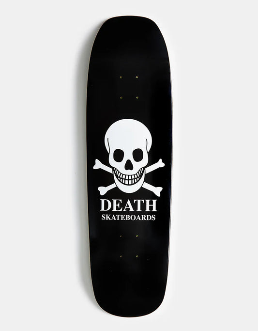 Death Skateboards BLACK OG SKULL 9” (long nose pool shape)