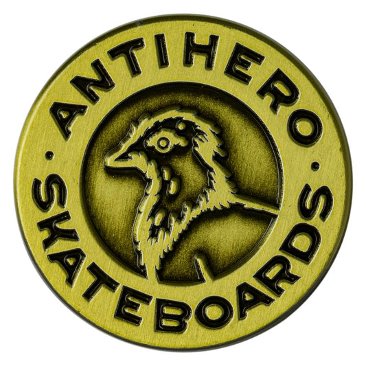AntiHero Basic Pigeon Lapel Pin	Antique Bronze