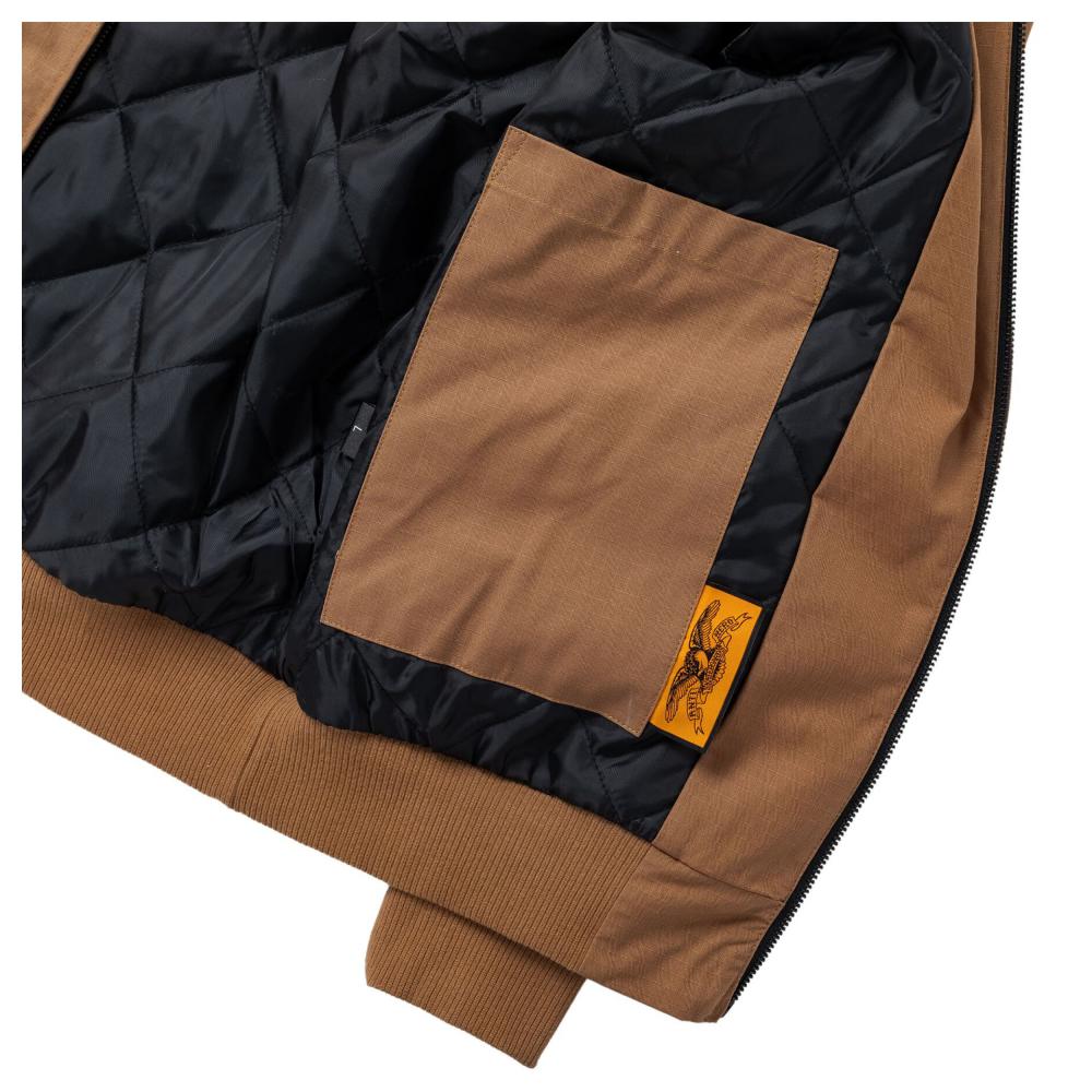Antihero Basic Eagle Ripstop Brown Jacket