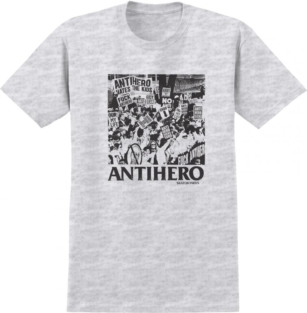 Antihero Antihero Sucks Heather Grey / Black T-Shirt